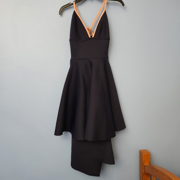 JEALOUSY navy asymmetrical dresd - Picture 6 of 6